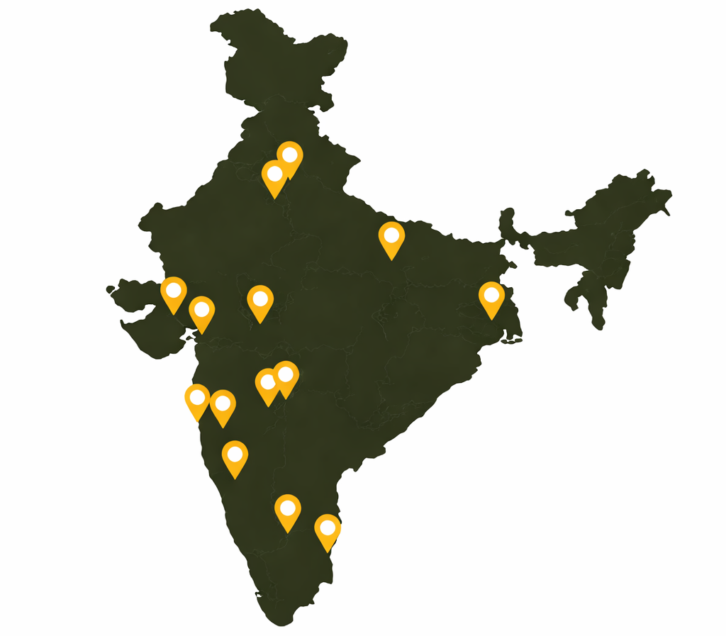 India Locations Map